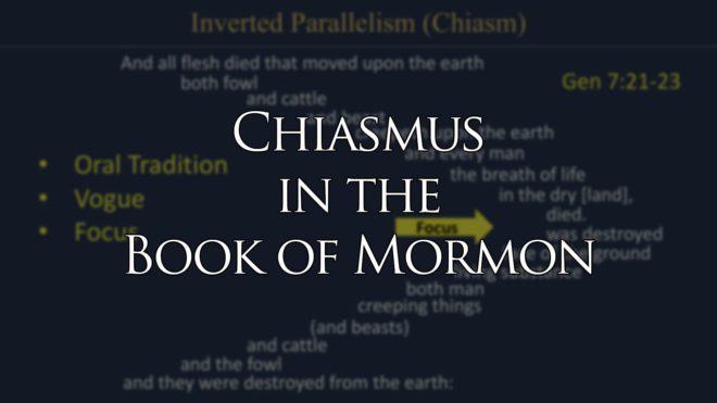 Chiasmus in the Book of Mormon - Special Episode S00E09